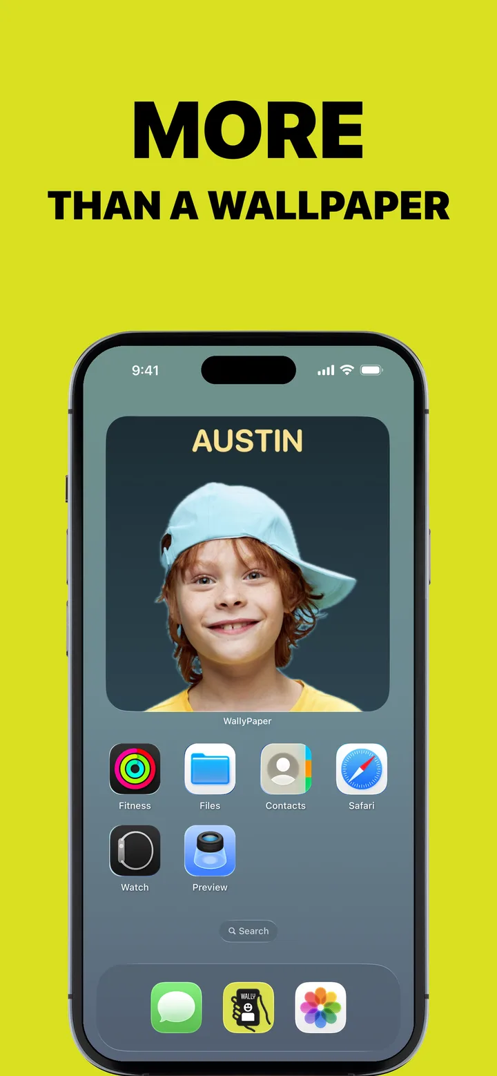 More than a wallpaper: the Latest Wallpapers widget on a Home Screen